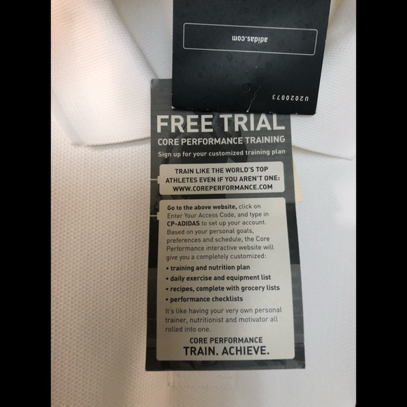 Adidas BG CCI Polo Shirt Sz 2XL New with Tags ClimaCool be Striped - Picture 9 of 13